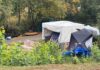 Thunder Bay’s Crime, Addiction and Homelessness Crises: What Governments Knew—and Where Action Fell Behind October 2026 - Building at the Homeless Encampment at McVicars Creek