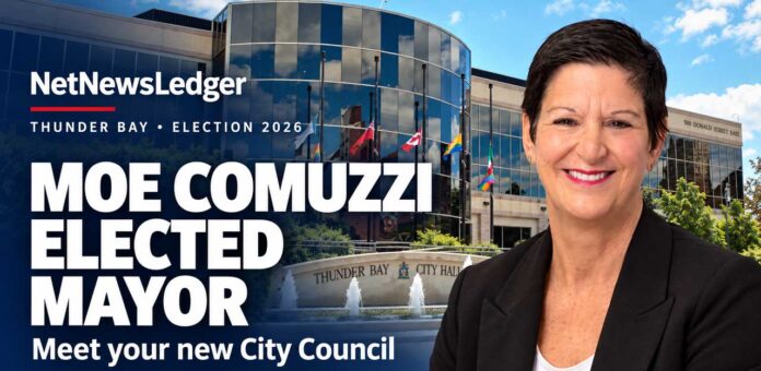 Moe Comuzzi wins Thunder Bay’s mayoral race. See the unofficial vote totals for the mayor and all 12 councillors elected in the October 26 municipal election Moe Comuzzi wins Thunder Bay’s mayoral race. See the unofficial vote totals for the mayor and all 12 councillors elected in the October 26 municipal election