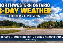 Northwestern Ontario Weather: Sunny Breaks, Foggy Nights and Friday Showers Northwestern Ontario Weather