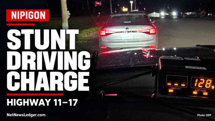OPP IMAGE - Driver charged with stunt driving