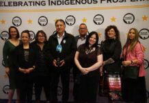Peter Collins Receives NADF Excellence in Leadership Award Peter Collins, CEO of Chi Mino Ozhitoowin LP, with the 2026 NADF Excellence in Leadership Award in Thunder Bay on October 22, 2026