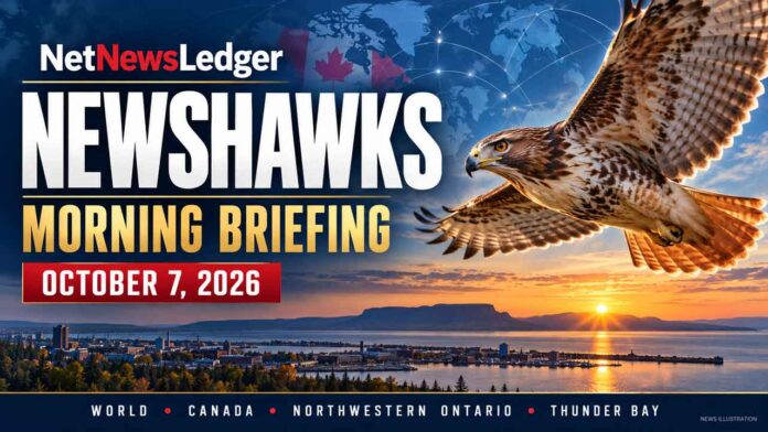 October 7 NewsHawks briefing: Ukraine, Quebec politics, global economic risks, First Nations energy, forestry investment and Thunder Bay alerts
