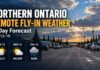 Northern Ontario fly-in communities weather forecast October 13–15, 2026 Weather Update Remote Northern communities