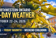 Northwestern Ontario Weather: Fog, Friday Warmth and a Weekend Cooldown Weather