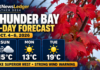 Thunder Bay Weather: Gusty Sunday, Chilly Night and a Warmer Tuesday Thunder Bay weather, Lake Superior West, marine forecast, strong wind warning, Northwestern Ontario weather, October weather, NetNewsLedger Weather Desk