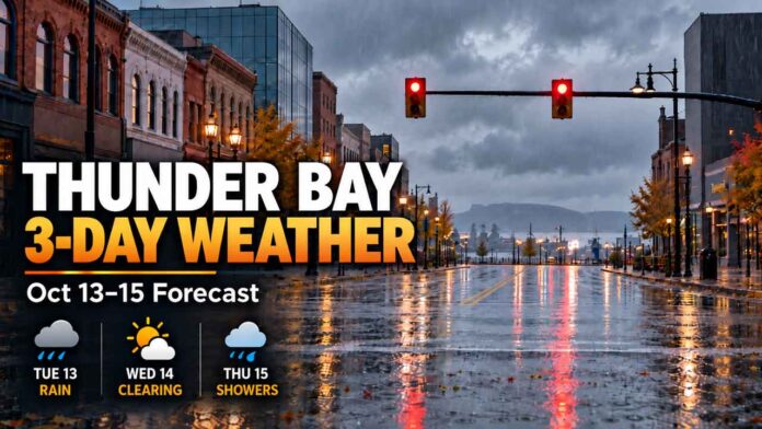 Thunder-Bay-Three-Day-Rainy-Forecast Thunder Bay Weather October 13 2026