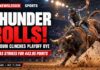 PBR – Thunder Rolls to Playoff Bye as Rattlers Strike for Historic PBR Score Missouri Thunder clinch a playoff bye with a perfect game as Texas Rattlers post a historic score on a record-setting PBR Teams night in Belmont Park, New York