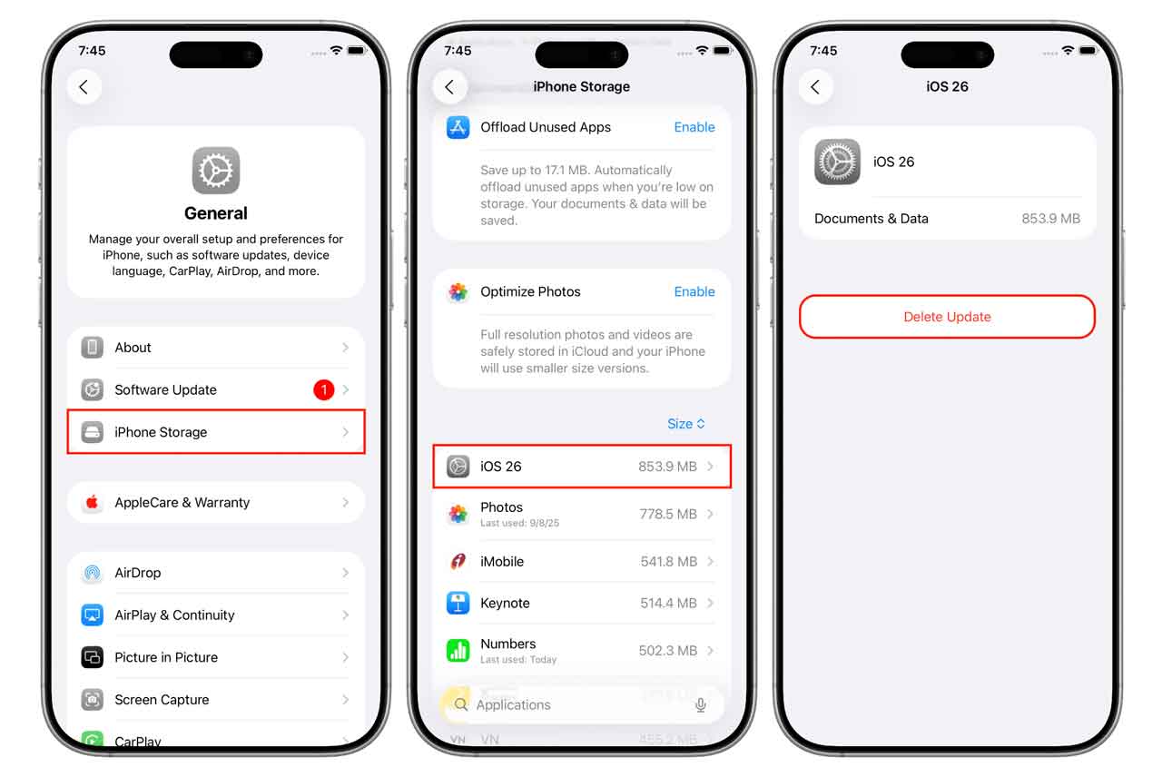 Get the update again: Get back to Settings → General → Software Update, where you can download the update one more time, making sure that the Wi-Fi connection is stable.